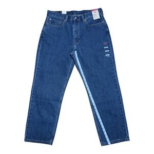 Levis 550 Relaxed Fit Jeans Mens 36x30 Stretch Denim Tapered Leg Blue NWT